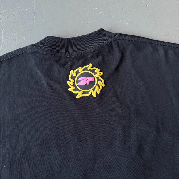 Broken Planet Grid T Shirt Midnight Black - Picture 6 of 6